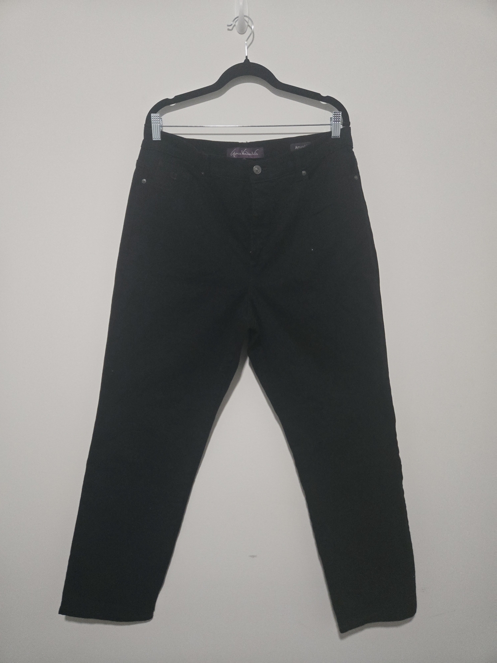 Gloria Vanderbilt Amanda Black Relaxed Fit Women's Jeans